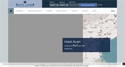 Desktop Screenshot of hotelalveri.it